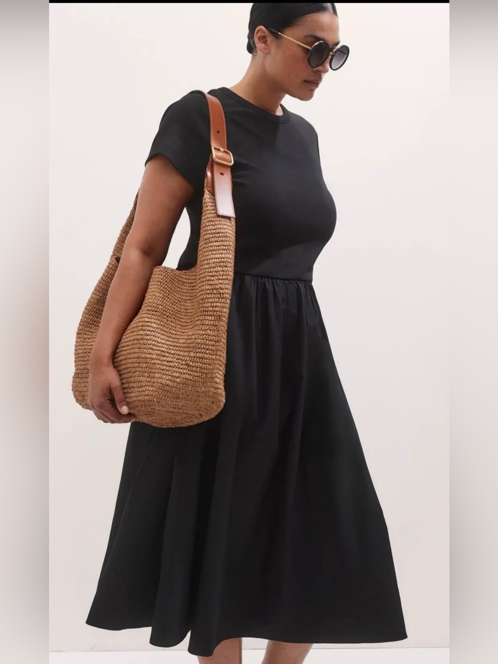 NWOT - Me+Em Rib Tee Midi Dress - Picture 3 of 11